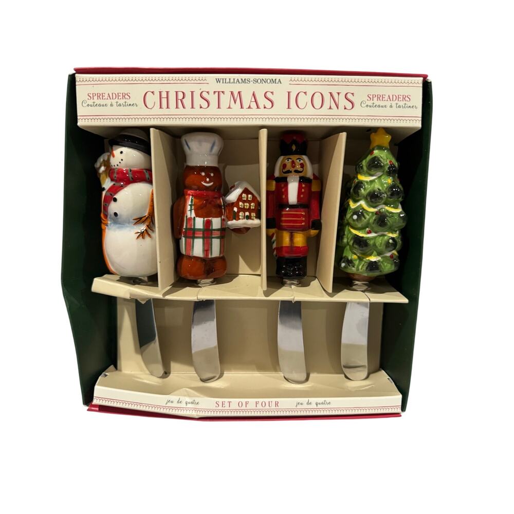 Williams Sonoma Christmas Icons Spreaders